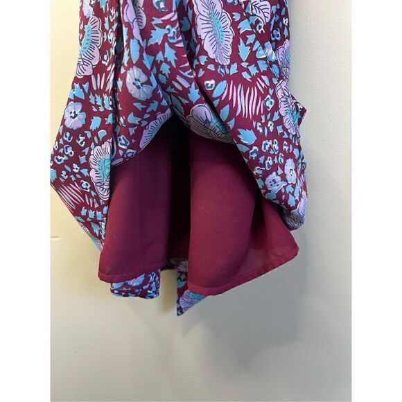 Rebecca Minkoff Janae Floral Wrap Dress - Picture 7 of 9